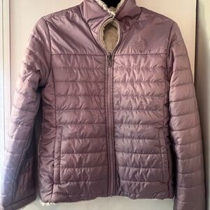 Northface Purple Puffer Jacket